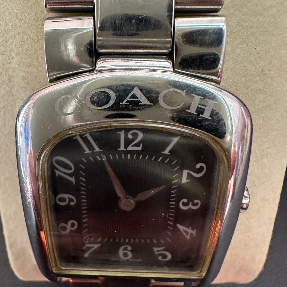 Coach Metallic Timepiece